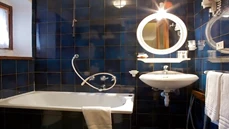 Bagno con vasca Hotel Dolonne Courmayeur